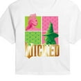 thumbnail image 3 of Wicked - Elphaba And Glinda Logo - Juniors Cropped Graphic T-Shirt, 3 of 5