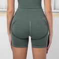 thumbnail image 4 of AXXD Green Running Shorts for Women Summer High Waisted Seamless Shaping Shorts Comfy Breathable Fabric Shapewear Mother's Day, 4 of 9