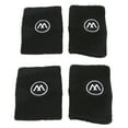 2 Pair Wrist Sweatbands Sports Basketball Sweat Absorbing Wristband