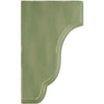thumbnail image 2 of 3 1/2"W x 4"D x 6 1/2"H Capistrano Mission Wood Vintage Decor Corbel, Restoration Green, 2 of 6