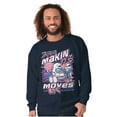 thumbnail image 5 of The Smurfs Cool Kanji Makin Moves Sweatshirt for Men or Women Brisco Brands X, 5 of 6