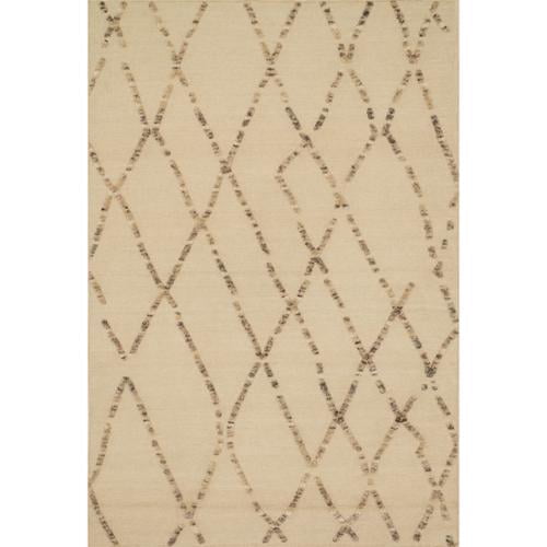 Loloi Milena Ivory / Granite 11'-6" x 11'-6" Round Area Rug