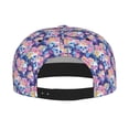 thumbnail image 2 of Hirioo graffiti style Skull flower for Baseball Cap Men Cap Flat Brim for Men Women Teens Adjustable Baseball Cap, 2 of 7