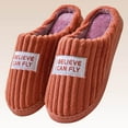 thumbnail image 4 of CHUMUD Slippers for Women, Warm Memory Foam Comfy Plush Slippers with Anti-Skid Rubber Sole Slip On House Shoes Indoor Use, 4 of 9