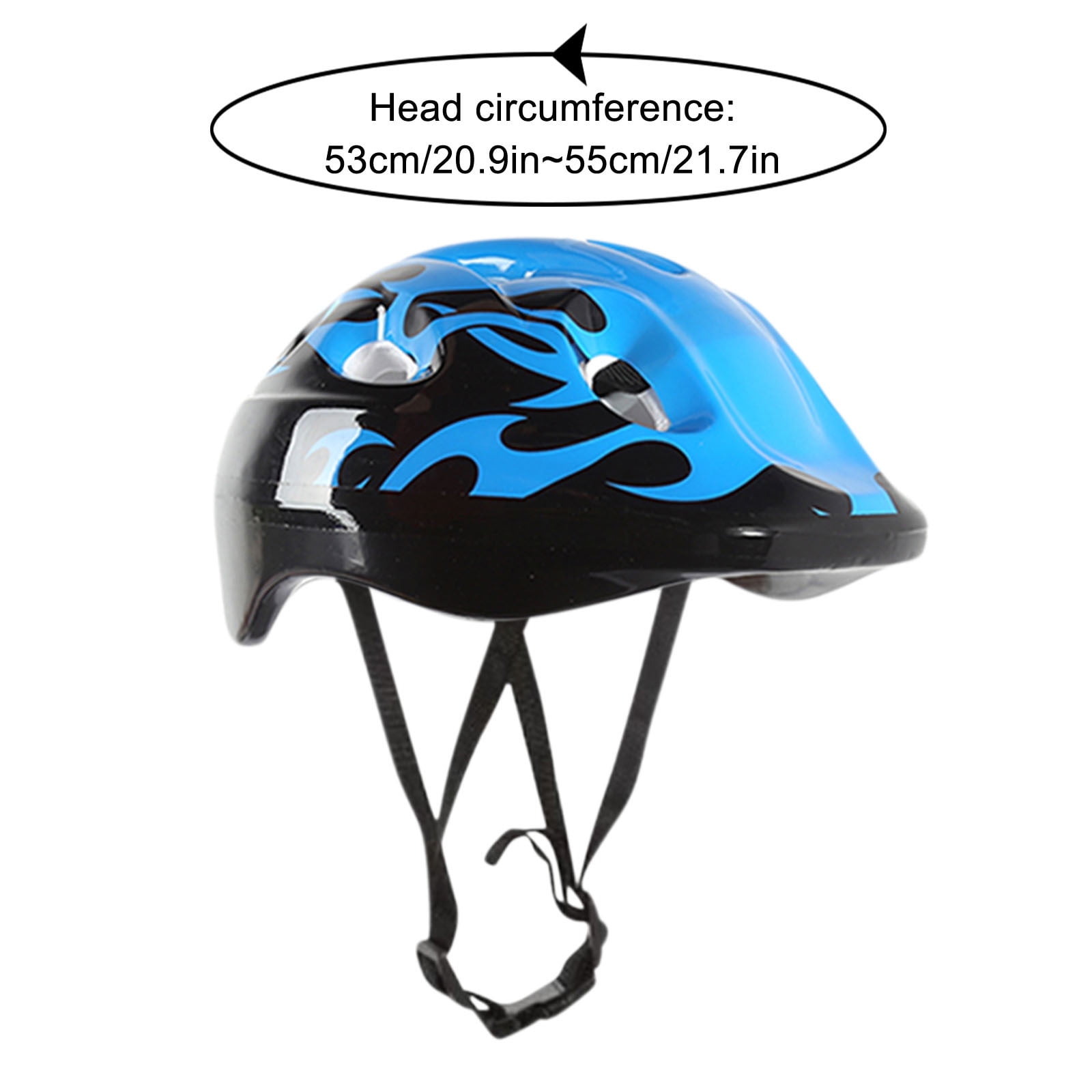 Adult Bike Helmets,Cycling Gear,7Pcs/Set Children Kids Helmet Knee Elbow Pad Cycling Skate Protecs,Lightweight Modern Design, Dirt Cycling Mountain Bicycle(Blue 7pcs/Set Children:22-21in)