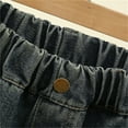 thumbnail image 4 of KAUOD Baggy Cargo Jeans for Teen Girls Y2K Cargo Pants High Elastic Waist Wide Leg Jeans Hip Hop Girls Denim Pants Loose Fit, 4 of 9