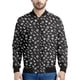thumbnail image 5 of Chaqueta de motocicleta negra para hombre, chaqueta con cremallera estampada en 3D, chaquetas casuales deportivas de calle, camisetas para mujer, sudadera bomber para primavera y otoño, 5 of 5