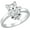 6, variant on Cat Ring Sterling Silver Cat Ring with Cubic Zirconia Gift for Women