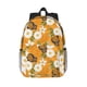 thumbnail image 1 of Easygdp White Floral and Butterflies Mochila Ligera de 15 Pulgadas para Estudiantes, Mochila Cómoda para la Escuela y Viajes, Correas Ajustables, 1 of 6