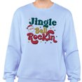 thumbnail image 2 of Jingle Bell Rockin' Sweatshirt Unisex 3X-Large Light Blue, 2 of 5