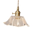 thumbnail image 3 of Stgfyxgs Flower Pendant Light Flower Glass Hanging Lamp, Ceiling Lamp, Minimalist ,Small Chandelier Flower Chandelier, for Living Room transparent, 3 of 9