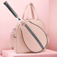 thumbnail image 3 of Freer Tennis Handbag Portable Racquet Covers Sport Adults Paddles Storage Bag Tote Tennis Racket Bag Pink, 3 of 9