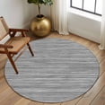 thumbnail image 2 of Round Rugs 5 Ft, Vintage Gray Non Slip Area Rugs for Kitchen Bedroom Entryway, Country Farmhouse Abstract Minimalist Art Washable Carpet Runner Rug Floor Mats for Bedroom Home Decor, 2 of 8
