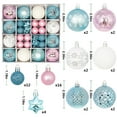 thumbnail image 3 of EUDIDV Xmas Decor Items 44Pcs Colorful Christmas Hanging Balls - Christmas Proof Ball Ornaments For Party Christmas Tree Supplies Christmas Ornaments, 3 of 6