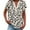 01 Khaki, variant on Fewfanhot Womens Blouses Dressy Casual Tops Summer V Neck Shirts Boho Floral Blouses Vacation Outfits