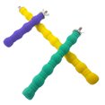 thumbnail image 4 of Flmtop Scrub Claw Grinding Rod Parrot Standing Bar Rack Toys Birds Supplies Accessories Yellow, 4 of 7