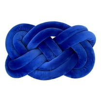 Soft Decorative Knot Pillow Double Layered Knot Home Decorative Cushion Fabric PP Filled for Living Room and Bedroom Comfort and Style