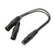 thumbnail image 2 of Conector XLR de hembra macho Y-Splitter Audio Micrófono Cable 1ft Yuyangstore, 2 of 6