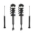 thumbnail image 1 of Transit Auto Front Rear Complete Suspension Shocks Strut and Coil Spring Mount Assemblies Kit for Car Volkswagen Passat Audi A6 - Left Right Side (Driver Passenger) K78M-100094, 1 of 2