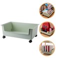 thumbnail image 4 of Shisuyan Dormitory Books Storage Container Bookcase on Wheels Under Desk Book Storage Bin with Wheel, 4 of 9