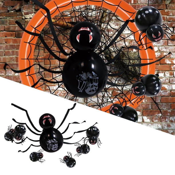 Sustros de decoración Colco Globo de araña de Halloween 13x13x5cm