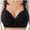 Black, variant on 2 Pack Womens Bras Comfortable All Seasons Wireless Back Supportive Plus Size Underwear Bras