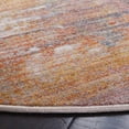 thumbnail image 3 of SAFAVIEH Vintage Persian Soren Abstract Polyester Area Rug, Rust/Gold, 5' x 5' Round, 3 of 8