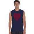 thumbnail image 1 of LA Pop Art Men's Word Art Sleeveless T-shirt - Crazy Little Thing Called Love, 1 of 2
