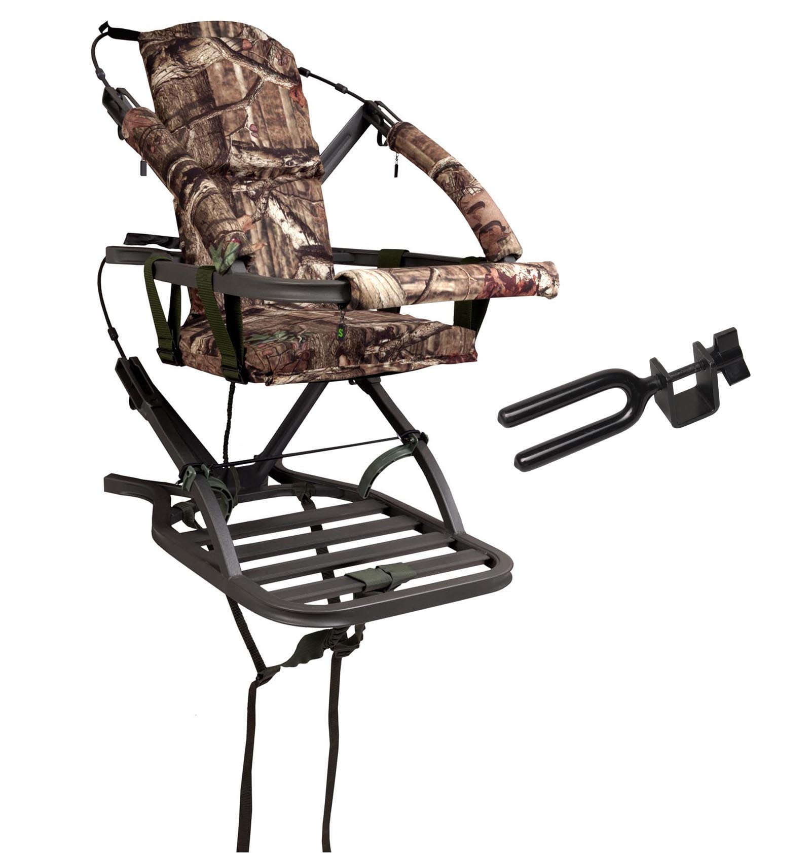 Summit Mini Viper SD 81124 Deer Hunting Self Climbing Treestand + Bow