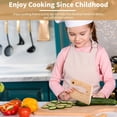 thumbnail image 4 of 3 Piezas Cuchillo de Madera para Niños para Cocinar, Lindo Pez Forma de Dinosaurio Juguete de Cocina Picador Cortador de Verduras y Frutas, Juguetes de Herramientas de Cocina, 4 of 5
