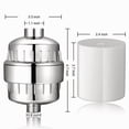 thumbnail image 5 of CRESTIN- 15 Stage Shower Head Filter Purifier With Filter For Hard Water Softener, 5 of 5