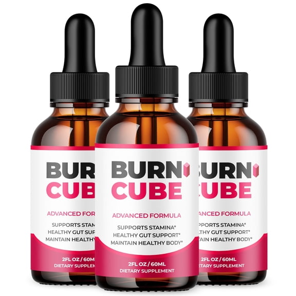 Burn Cube Advanced Formula Drops Supporting Your Active Lifesyle Naturally BurnCube 90 Servings