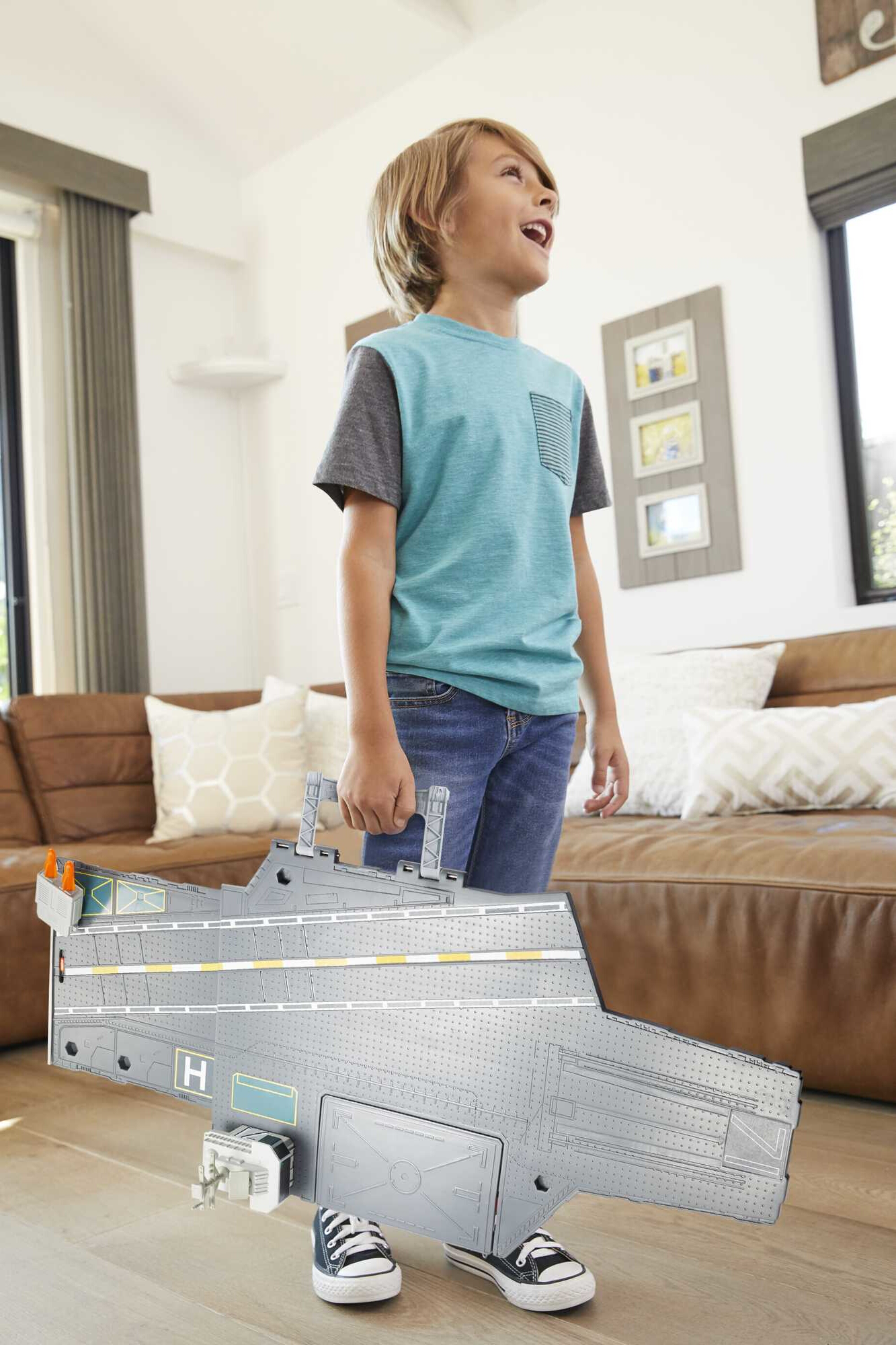 Matchbox Top Gun Aircraft Carrier Play Set Gift Idea for Ages 4 to 8 years