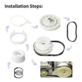 thumbnail image 5 of W10721967 Washer Pulley Clutch Kit, W10006384 Washer Drive Belt Replacement Kit Compatible for, 5 of 5