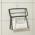 thumbnail image 2 of Hanging Shower Caddy - Waterproof Bathroom Organizer - Mesh Shower Bag for Toiletries, Shampoo, and Conditioner ( Black ), 2 of 6