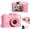 Pink, variant on Digital, 1080P Mini Digital Camcorder with 32G, Pocket Camera for Travel Vlog Fun Recording, Long Life Gadget, Christmas Birthday for Teens