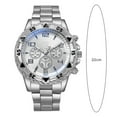 thumbnail image 6 of Tnobhg Men Business Watch Luxury Alloy Strap 3 Hand Minimalist Metal Male Dress Quartz Watch Fashion Jewelry Birthday Gift, 6 of 8