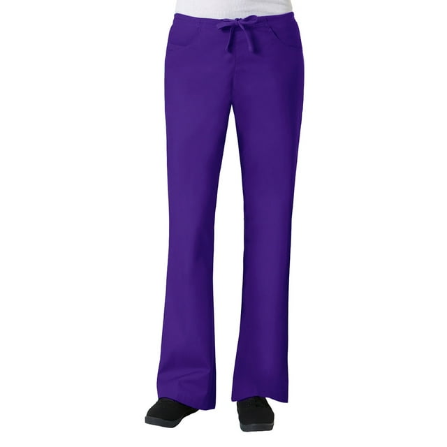 Pantalon d'Uniforme à Jambe Évasée Core par Maevn pour Femmes, Noir