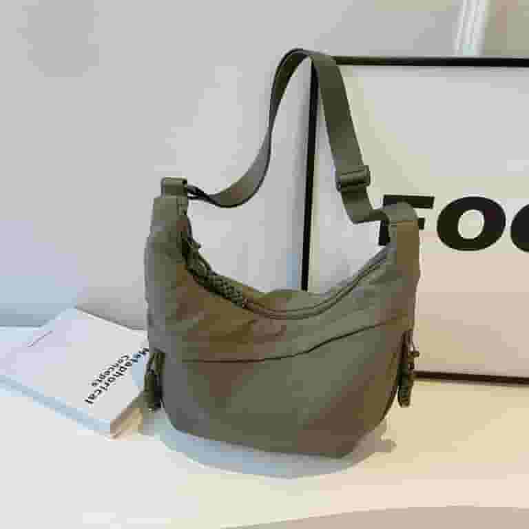 Blukids Hobo Bag for Women Men Students Crescent Shoulder Bag Blukids Hobo Bag for Women Men Students Crescent Shoulder Bag