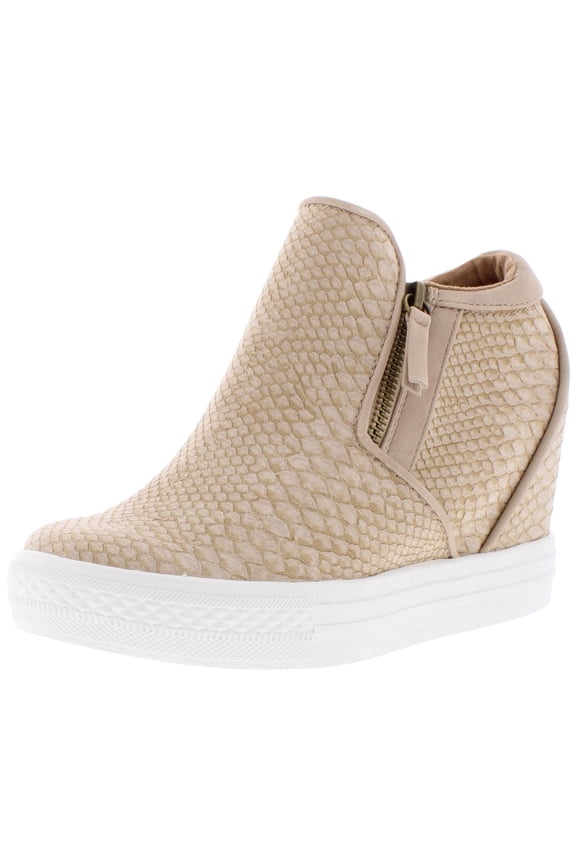 Womens Timmibelle Faux Leather Casual Fashion Sneakers