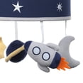 thumbnail image 2 of Lambs & Ivy Milky Way Musical Baby Crib Mobile - Blue, Gray, Modern, Celestial, 2 of 4