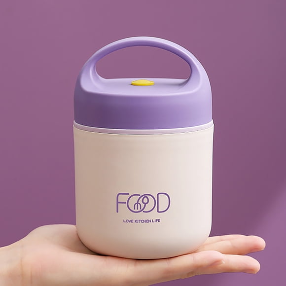 Mini Taza de Desayuno de Acero Inoxidable 304 con Asa Sellada y Aislamiento, Portátil, para Exteriores, Práctica Taza para Leche, Sopa