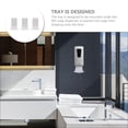 thumbnail image 3 of 3pcs Practical Soap Dispenser Drip Trays Leakage-proof Detergent Dispenser Holder for Bathroom, 3 of 8