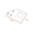 thumbnail image 4 of 3D Printer Accessories Y Axis Nema 17 42 Stepper Motor Mount Metal Bracket Mounting Holder Support Applicable to 2040 4040 Euro Standard V Slot Aluminum Profile, 4 of 8