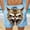 Light Blue, variant on Mens Beach Shorts Summer Drawstring Waist Funny Cat Expression Print Summer Swim Trunks Novelty Beachwear Sports Vacation Shorts with Pockets