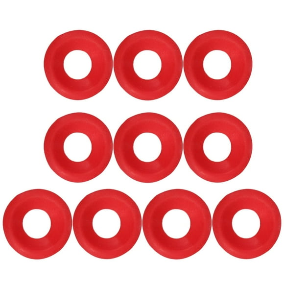 10 Pcs Sealing Cap Washers Beer Bottle Caps Gasket Professional Red Plastic