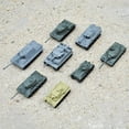 thumbnail image 4 of 16pieces 1:72 Scale Assemble Tank Kits DIY Battle Tank Puzzle Collections Sand Table Hobby Building Model Ornaments Hugo Juego de tanques, 4 of 10