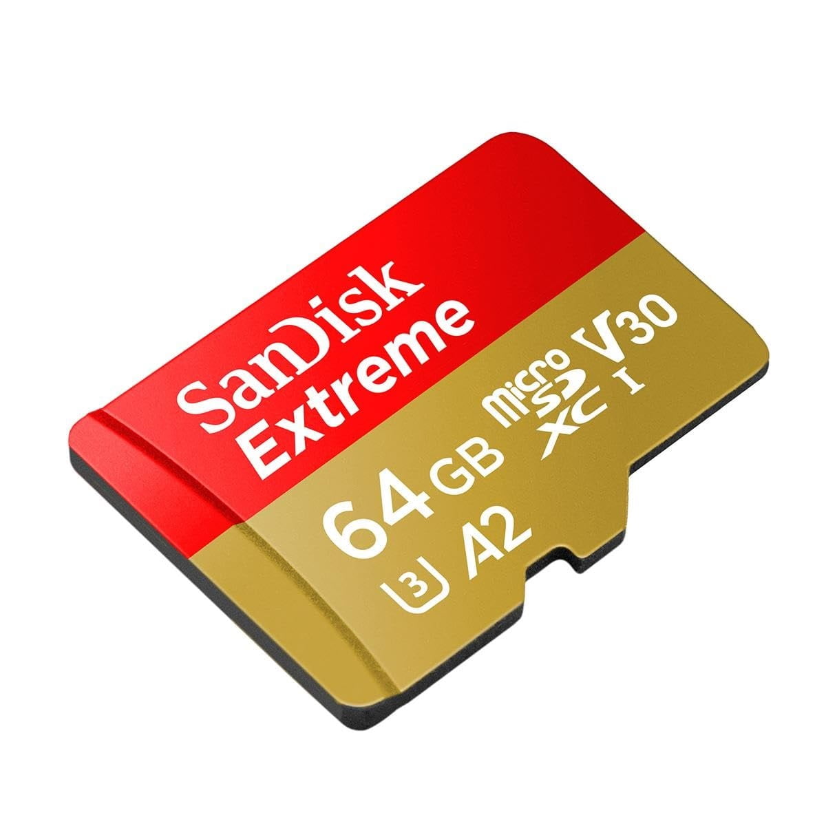SanDisk Extreme 64GB UHS-I U3 microSDXC Memory Card with SD Adapter