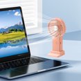 thumbnail image 4 of sruoe Handheld Fan Foldable, Handheld Fans Mini, Fan for Bedroom, Portable Rechargeable Fan for Outdoor lndoor, Variable Fan, 4 of 5