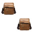 thumbnail image 1 of Qarigey Riñonera multiusos para hombre, cómoda y práctica, riñonera para hombre, riñonera 8980 marrón 8980 marrón 2Conjunto, 1 of 6